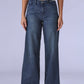 Women's 318 Blue Shaping Wide Leg Fit Mid Rise Redloop Jeans - 2284f893-656b-49af-9bc4-68a317e0edf6 View