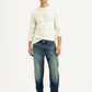 Men's Tinted 568 Blue Loose Fit Mid Rise Jeans - Styleshot View