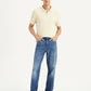 Men's 568 Blue Loose Fit Mid Rise Jeans - Front View
