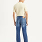 Men's 568 Blue Loose Fit Mid Rise Jeans - Back View
