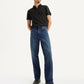 Men's 568 Blue Loose Fit Mid Rise Jeans - Elevated View