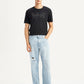 Men's 568 Light Blue Loose Fit Mid Rise Jeans - Front View