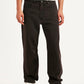 Men's Tinted 568 Brown Loose Fit Mid Rise Jeans - Front View