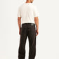 Men's Tinted 568 Brown Loose Fit Mid Rise Jeans - Back View