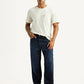 Men's 568 Dark Blue Loose Fit Mid Rise Jeans - Styleshot View