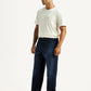 Men's 568 Dark Blue Loose Fit Mid Rise Jeans - Side View
