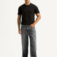 Men's 568 Grey Loose Fit Mid Rise Jeans - Front View