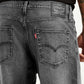Men's 568 Grey Loose Fit Mid Rise Jeans - Detail View