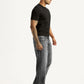 Men's 568 Grey Loose Fit Mid Rise Jeans - Side View
