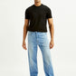 Men's 568 Light Blue Loose Fit Mid Rise Jeans - Front View