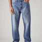 Men's 568 Blue Loose Fit Mid Rise Jeans - Front View