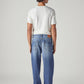 Men's 568 Blue Loose Fit Mid Rise Jeans - Back View