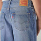 Men's 568 Blue Loose Fit Mid Rise Jeans - Detail View
