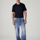 Men's 568 Blue Loose Fit Mid Rise Jeans - Front View