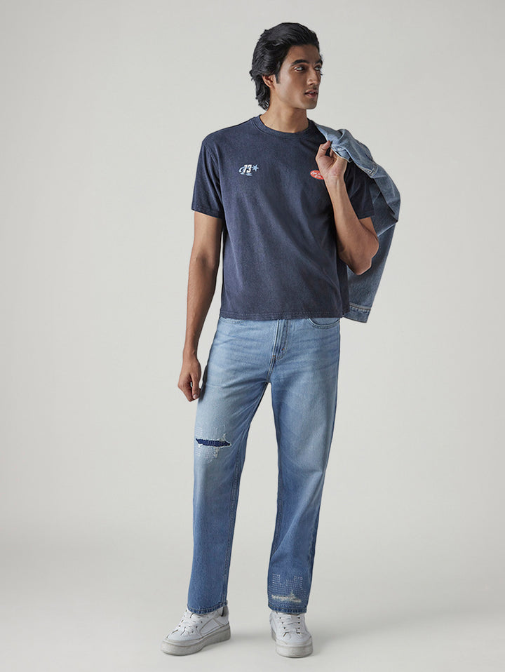 Men's 568 Light Indigo Loose Fit Mid Rise Jeans