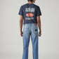 Men's 568 Light Indigo Loose Fit Mid Rise Jeans - Back View