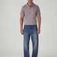 Men's 568 Blue Loose Fit Mid Rise Jeans - Front View