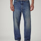 Men's 568 Blue Loose Fit Mid Rise Jeans - Front View