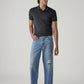 Men's 568 Light Indigo Loose Fit Mid Rise Jeans - Front View