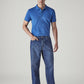 Men's 568 Blue Loose Fit Mid Rise Jeans - Front View