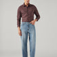 Men's 568 Light Blue Loose Fit Mid Rise Jeans - Front View