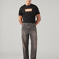 Men's 568 Charcoal Grey Loose Fit Mid Rise Jeans - Front View