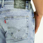 Men's 511 Light Blue Slim Fit Mid Rise Jeans - Detail View