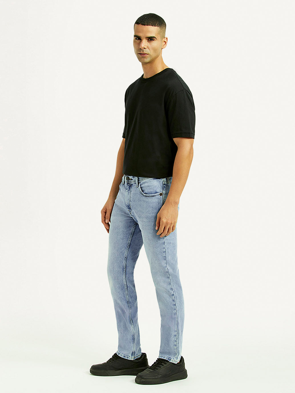 Men's 511 Light Blue Slim Fit Mid Rise Jeans - b2e3ec5e-b99b-4e53-93d6-f822c2ffa9fc View