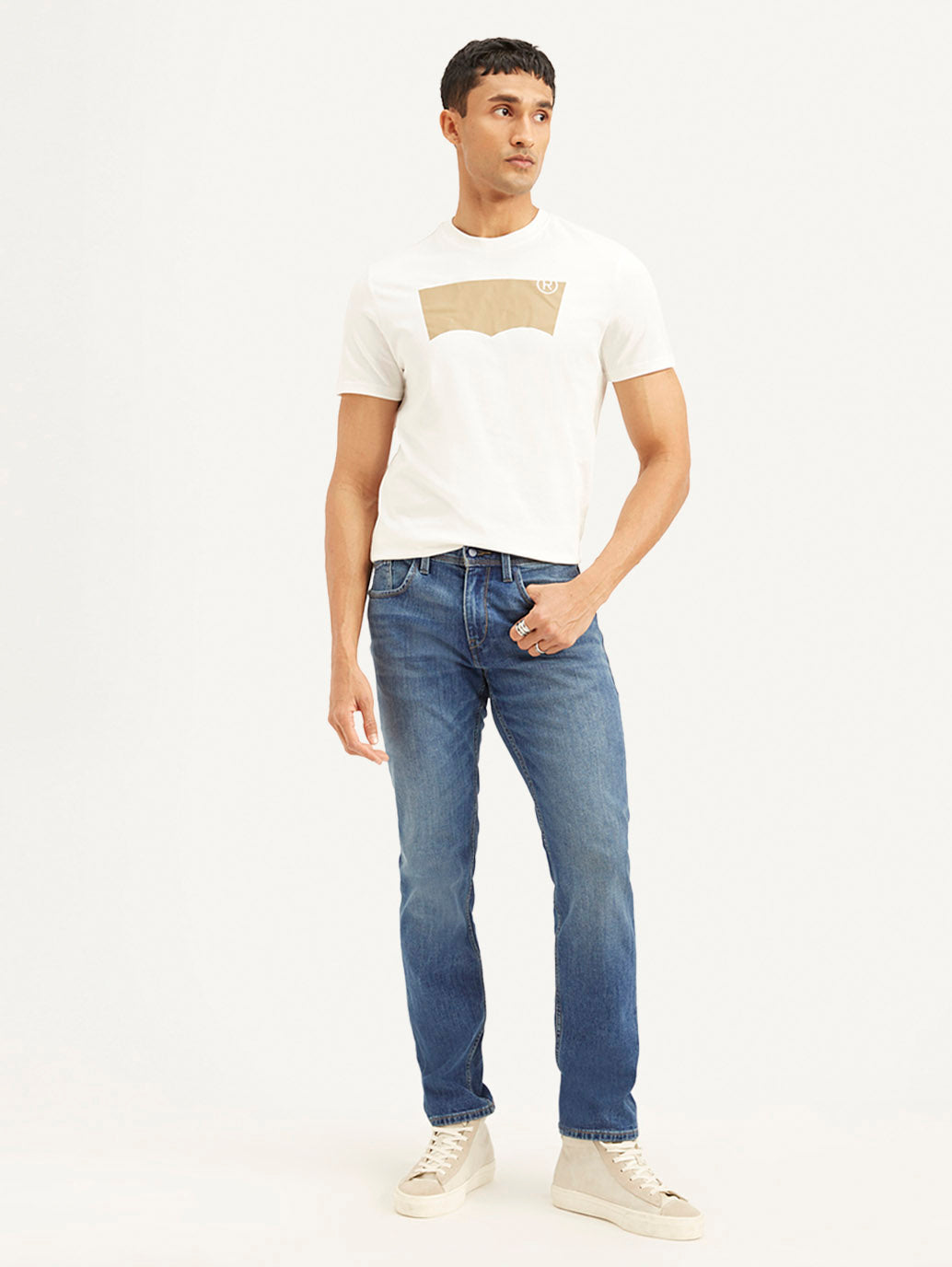 Men's 511 Blue Slim Fit Mid Rise Jeans - 10036bef-bc72-483b-8fec-b0aa3c87708e View