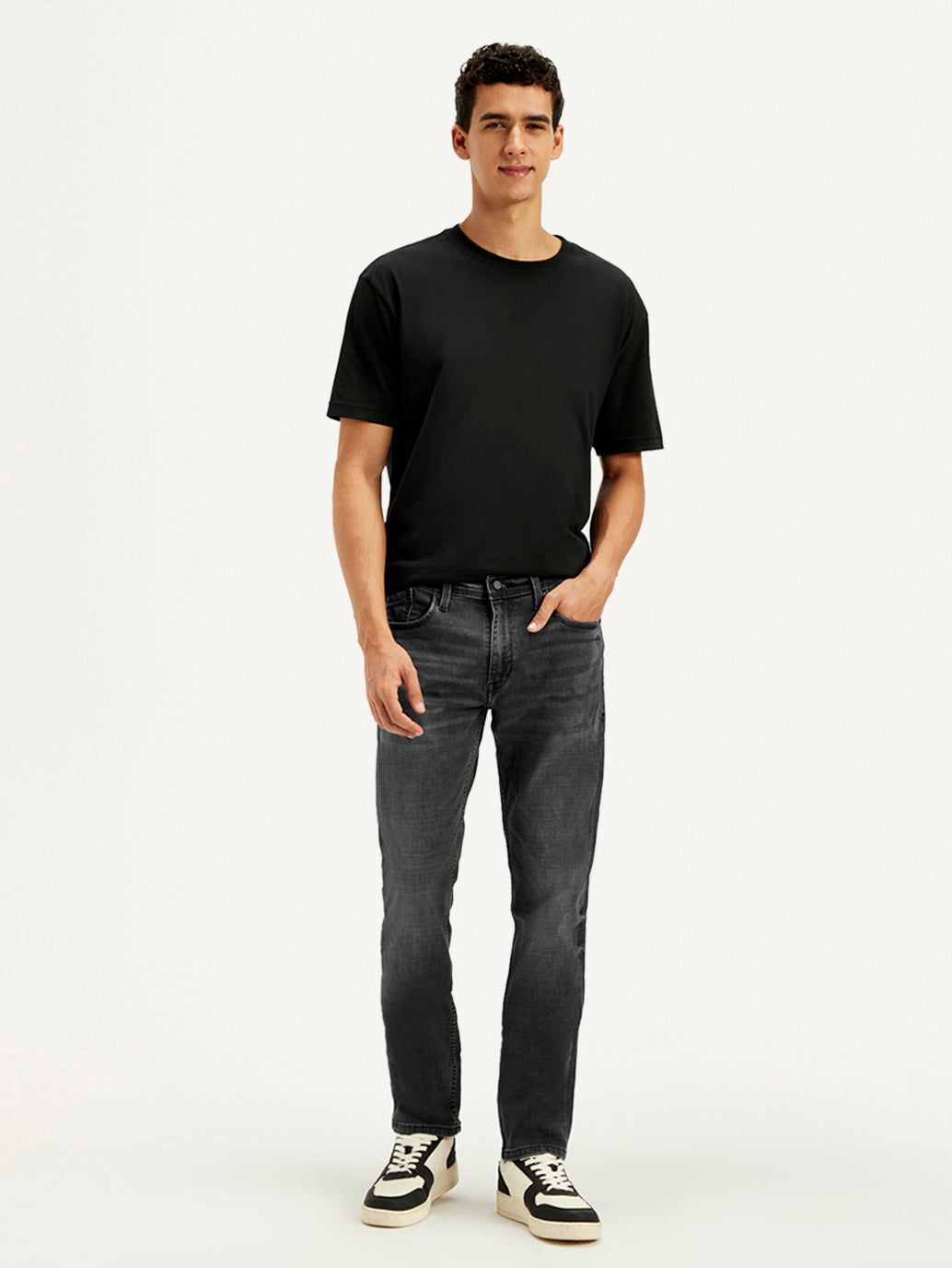 Men's 511 Charcoal Grey Slim Fit Mid Rise Jeans - f54e9953-815d-4953-b07e-b6c9e4710a1e View