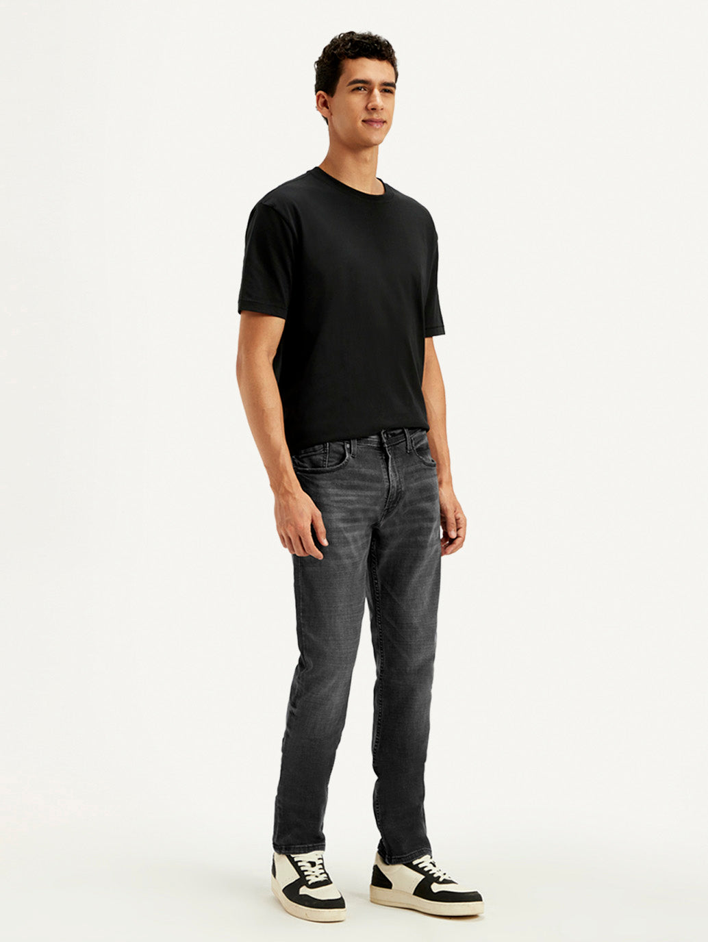 Men's 511 Charcoal Grey Slim Fit Mid Rise Jeans - ad4f044a-0b0f-4822-85bb-5d9205a8b2c8 View