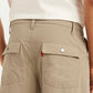 Men's Beige Loose Fit Chino Cargos - e9a90186-d3a2-44ca-a0d5-10ef858fc4dc View