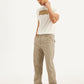 Men's Beige Loose Fit Chino Cargos - cf4ad030-1cb8-4128-8c86-e2f8d767ce12 View