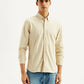 Men's Solid Slim Fit Knit Shirt - Front View