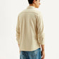 Men's Solid Slim Fit Knit Shirt - Back View