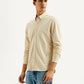 Men's Solid Slim Fit Knit Shirt - Side View