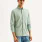 Men's Solid Slim Fit Knit Shirt - Side View