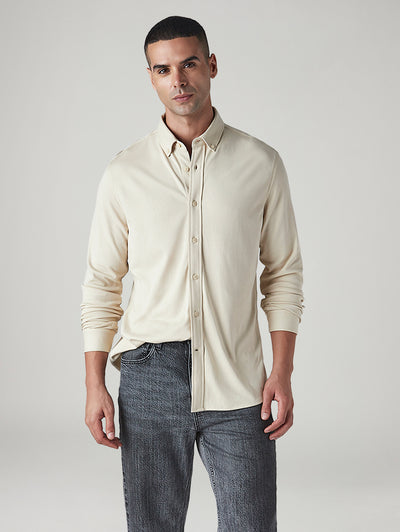 levi's Men's Solid Slim Fit Interlock Shirt-picture-20