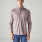 Men's Solid Slim Fit Interlock Shirt - Front View