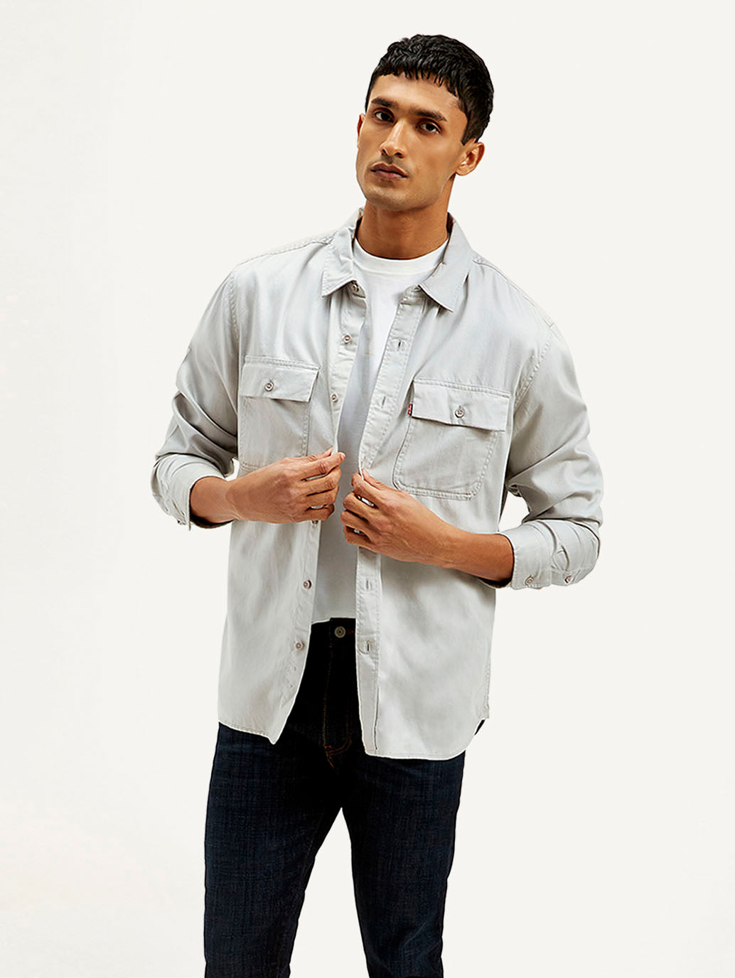 Men's Solid Slim Fit Shirt