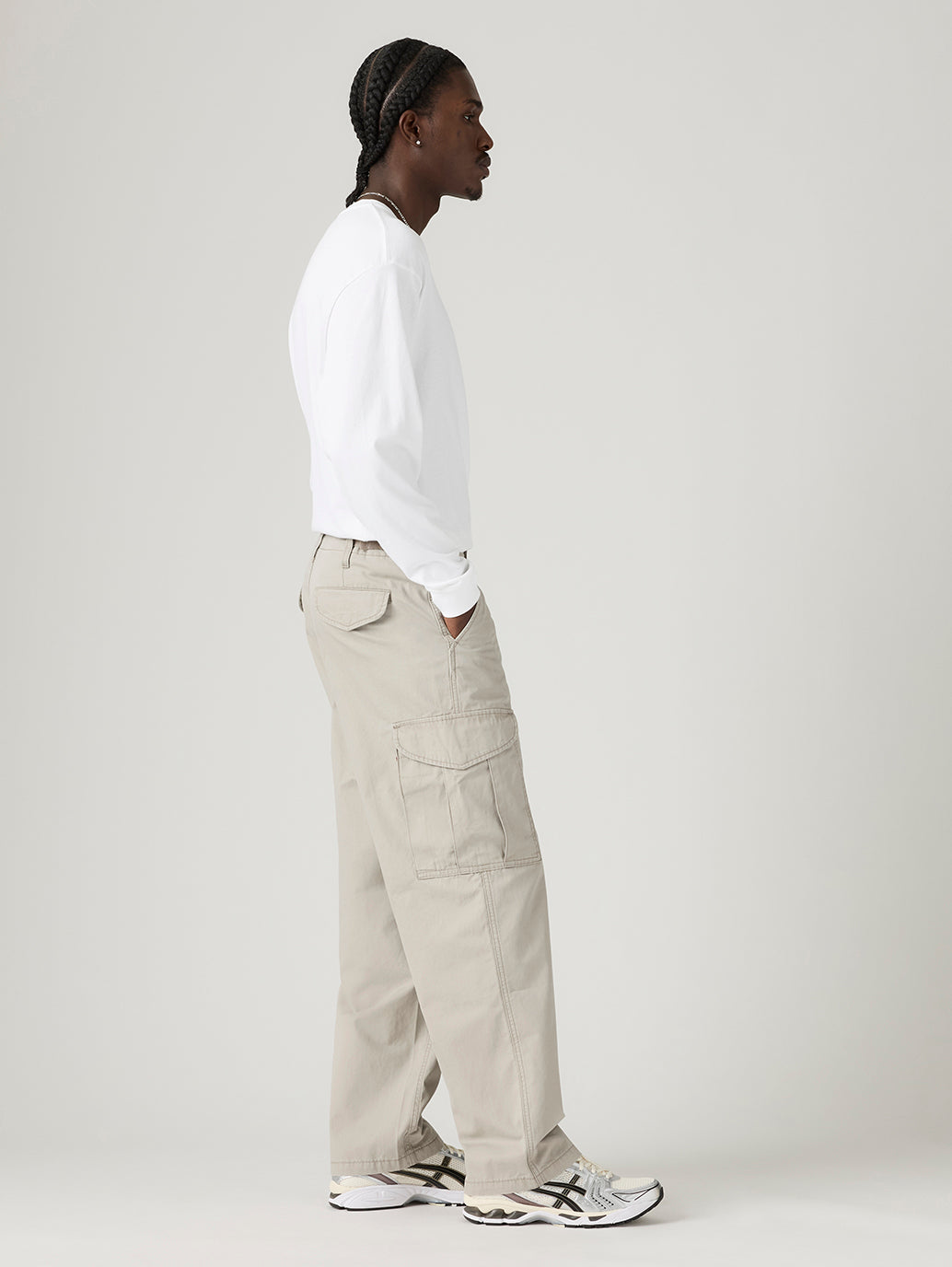 Men's XX Baggy Cargo Trousers - Side View