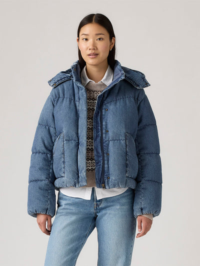 Women's Western Bubble Short Puffer Jacket