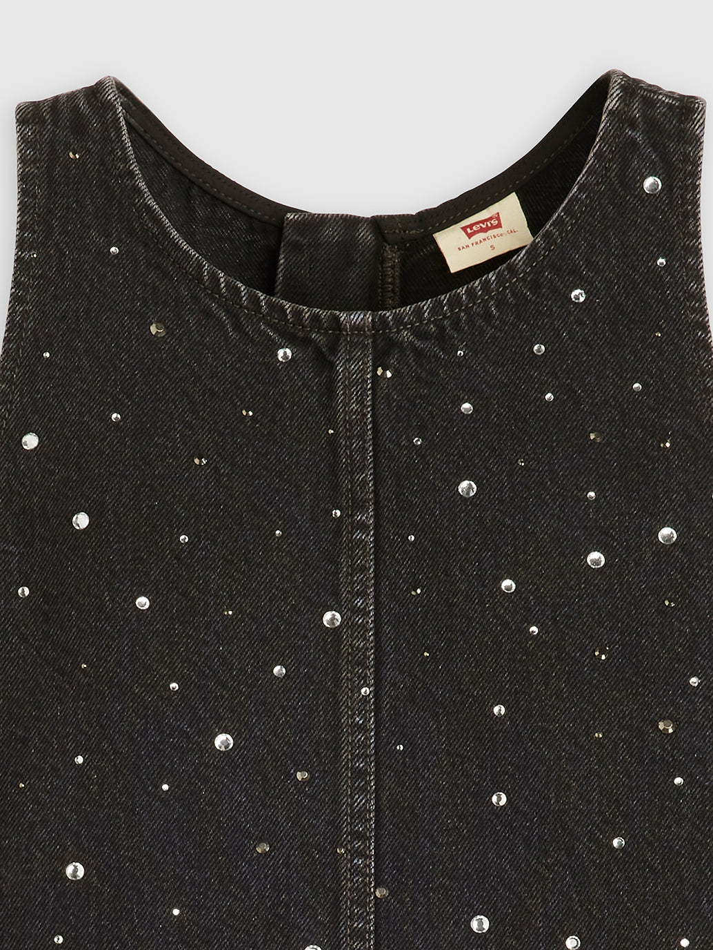 Women's '90s Shift Denim Dress - Detail View