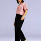Women's Redloop Black Ribcage Bell Bottom Wide Leg Fit High Rise Jeans - 029042c1-8367-43d7-a302-fe218e5a3f60 View
