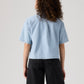 Women's Harlie Short-Sleeve Cropped Shirt - Back View