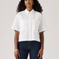 Women's Harlie Short-Sleeve Cropped Shirt - Front View