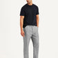Men's Light Grey Relaxed Fit Linen Chinos - Styleshot View