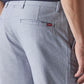 Men's Blue Authentic Relaxed Fit Mid Rise Linen Chinos - Detail View