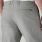 Men's Grey Authentic Relaxed Fit Mid Rise Linen Chinos - 20 View