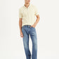 Men's 505 Blue Straight Fit Mid Rise Jeans - Front View